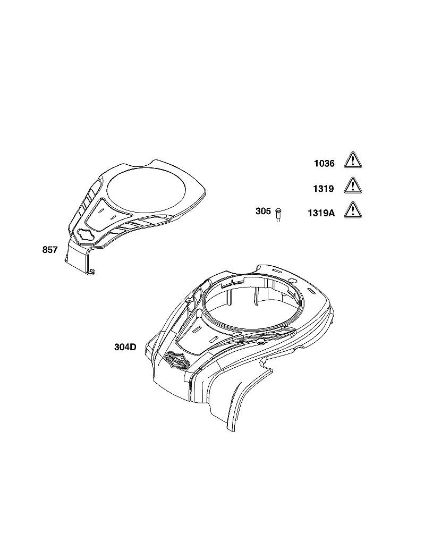 B&S - serijska številka  od 09  09P702-0237-H5 B - SKLOP OHIÅ JA VENTILATORJA della Marca Stihl
